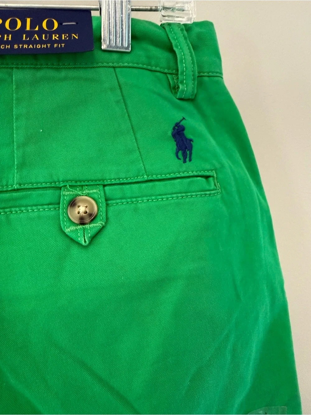 Polo Ralph Lauren Men’s Stretch Straight Fit Chinos Bright Green NWT 32/30